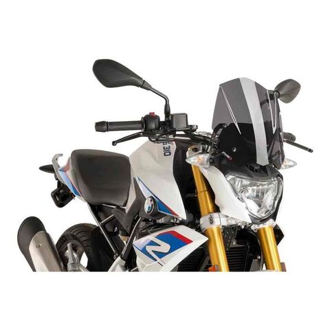 Puig Naked New Generation Windscreen BMW G310R 2016-2025 Dark Smoke [Open Box]