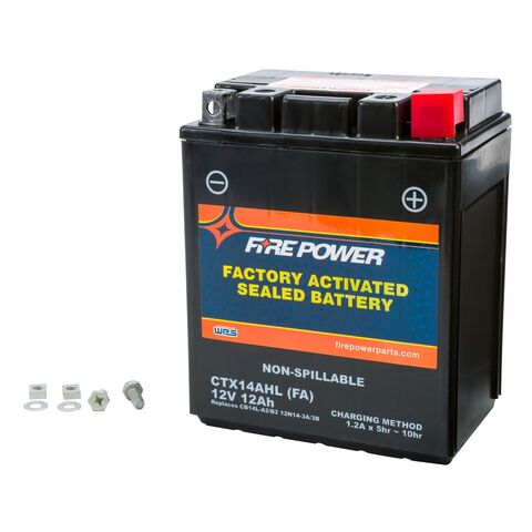 Fire Power Factory Activated Battery CTX14AHL/CB14L-A2 [Previously Installed]