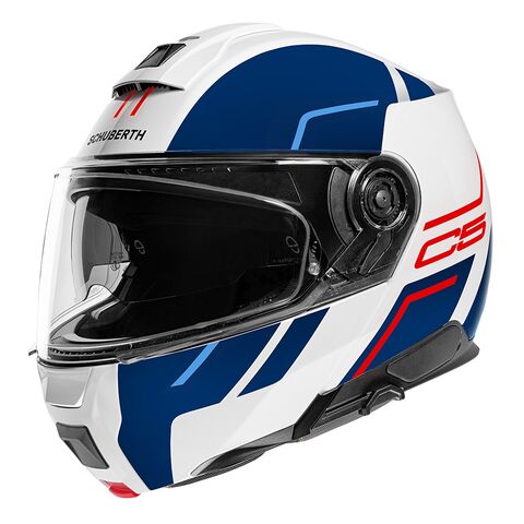 Schuberth C5 Master Helmet Blue/White/Red / 3XL [Open Box]