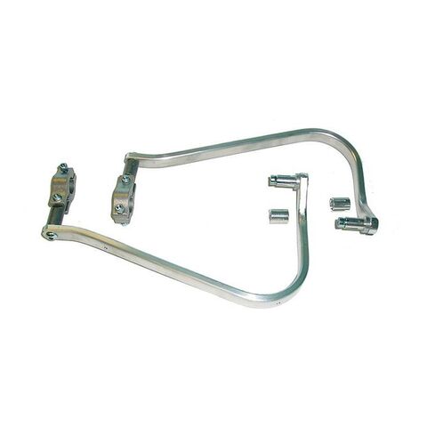 Barkbusters Aluminum Handguard Kit For 7/8" or 1 1/8" Handlebars 7/8" Bars / Silver [Previously Installed]