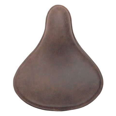 Drag Specialties Spring Solo Seat Brown / Distressed Leather / Small / Low Profile / 13" x 10" [Open Box]