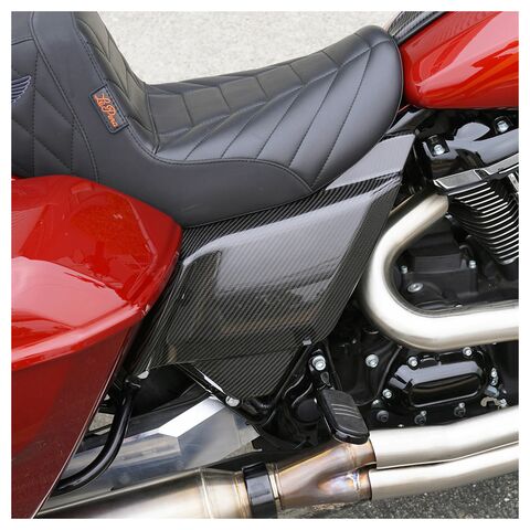 Arlen Ness Carbon Fiber Side Covers For Harley FLHX / FLTRX 2023-2026