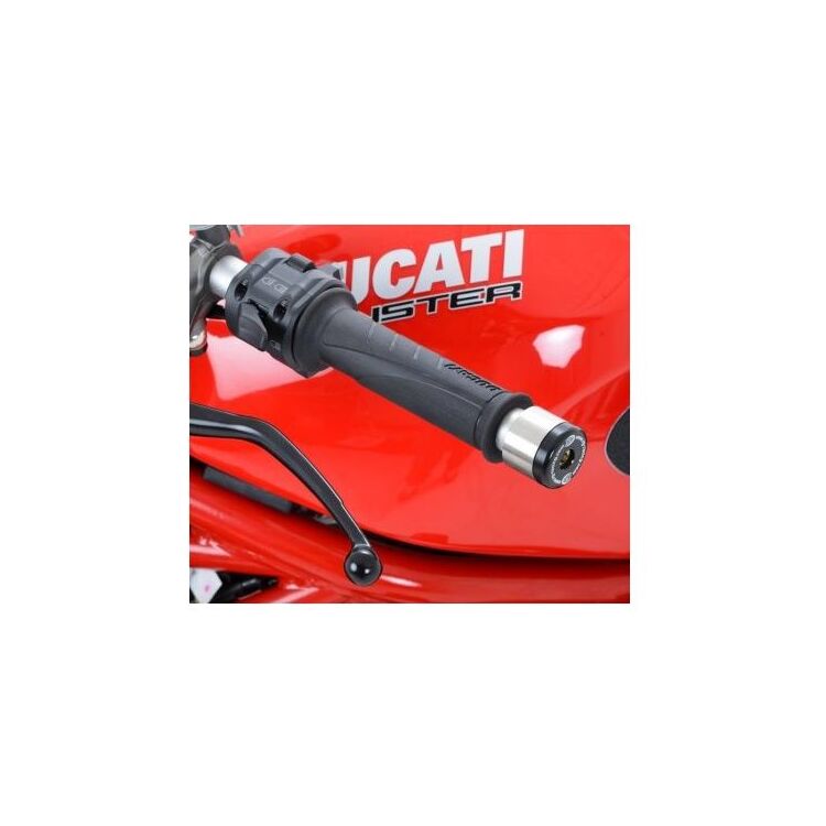 R&G Racing Bar End Sliders 7/8" Handlebars Black/Silver [Open Box]