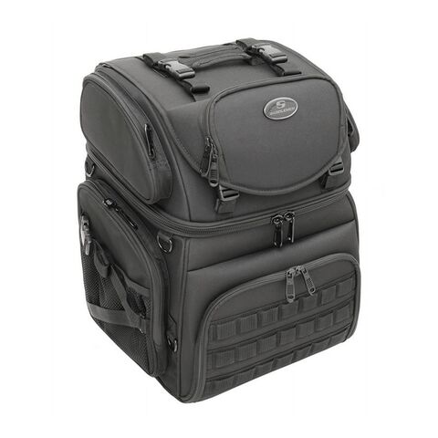 Saddlemen BR3400 Tactical Sissy Bar Bag Black [Open Box]