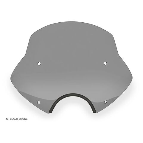 Memphis Shades Speed Demon Sportshield Black Smoke / 7" Headlight / 19" Height [Previously Installed]