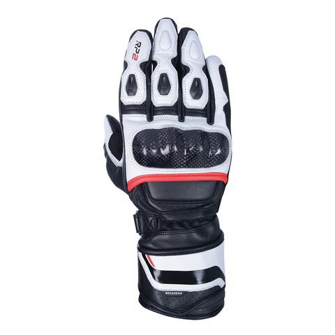 Oxford RP-2 2.0 Gloves Black/White/Red / SM [Blemished - Very Good]