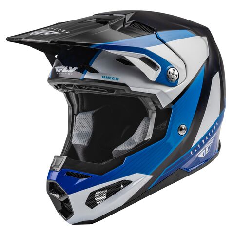 Fly Racing Formula Carbon Prime Helmet (2XL) Blue/White / SM [Blemished - Very Good]