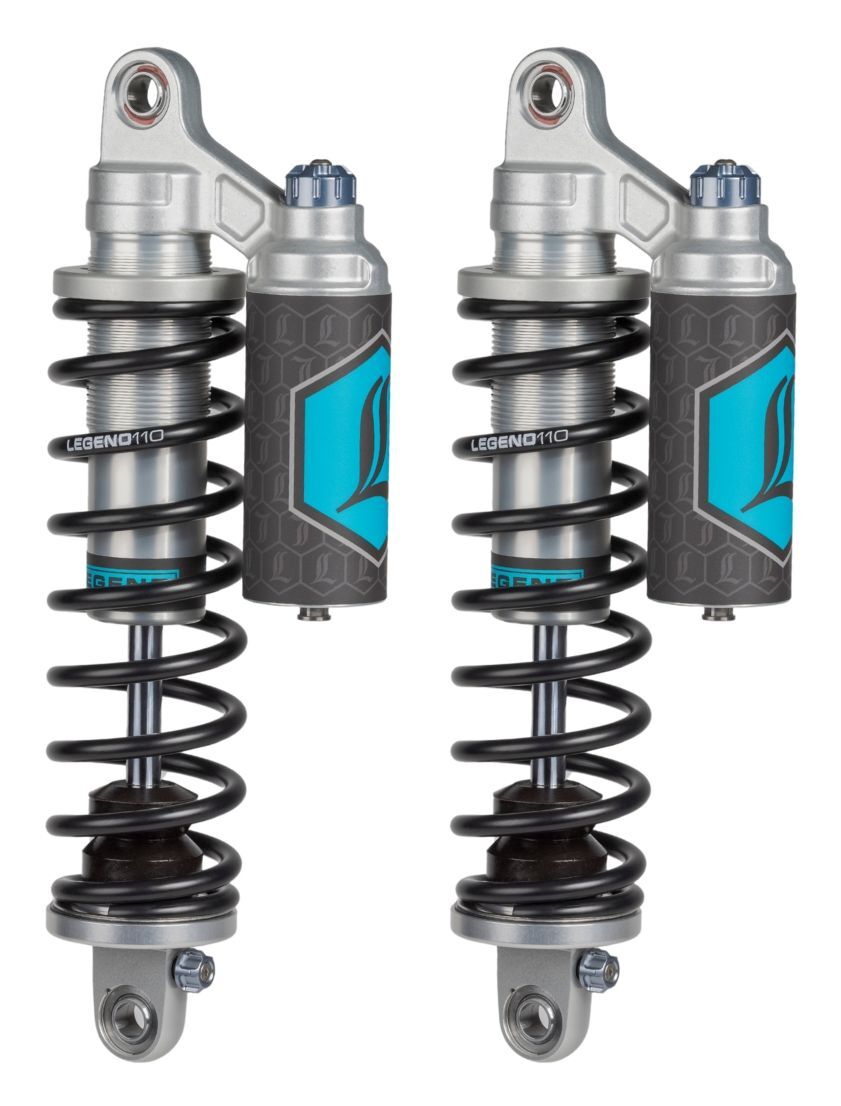 コペンローブ　サスペンション Legend Suspension REVO-ARC Piggyback Reservoir Shocks For Harley