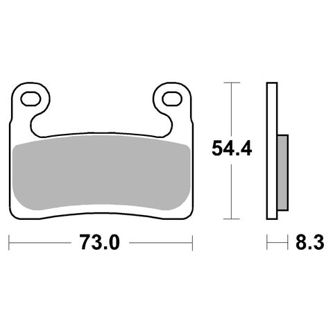 Brembo SA Front Brake Pads 07GR90SA [Previously Installed]