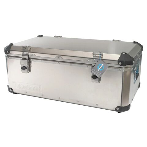 GlobeScout XPAN+ Aluminum 110 Liter Rally Top Case Natural [Open Box]