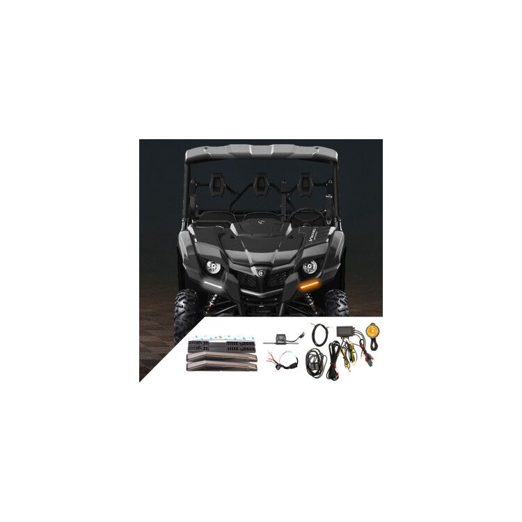 Ravek Gen-2 Auto-Cancel Turn Signal Kit w/White Running Lights Can-Am Defender HD11 2026
