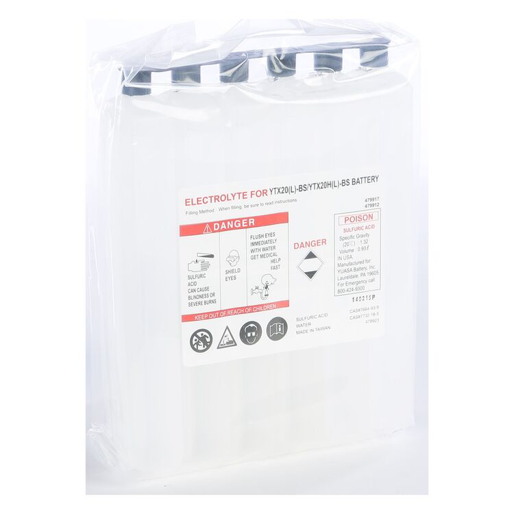 Yuasa YTX20CH-BS Battery Acid