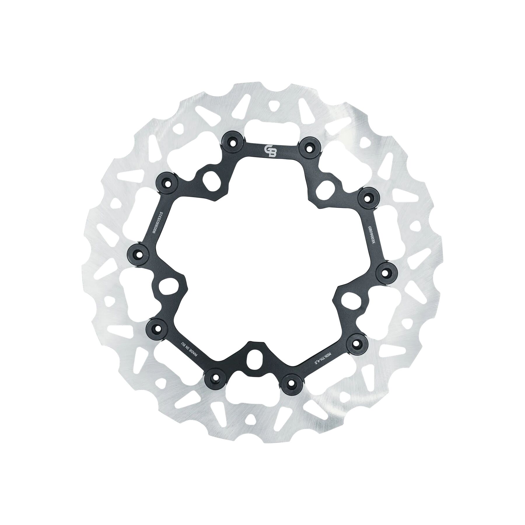 GBrakes Wave 12.5 Spoke Mount Floating Front Brake Rotor For Harley To