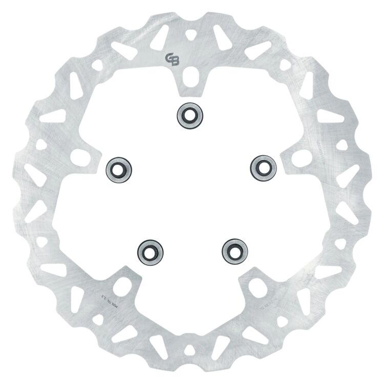 GBrakes Wave 12.5" Spoke Mount Standard Front Brake Rotor For Harley