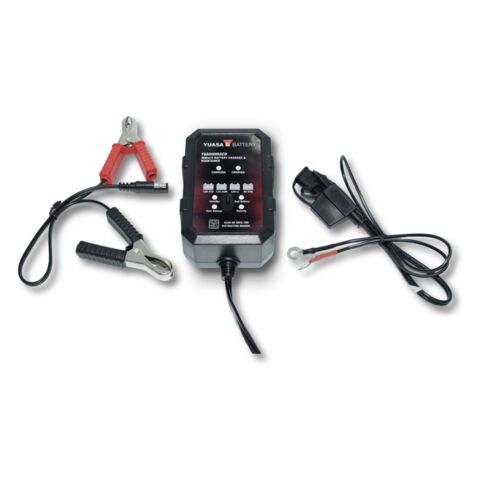 Yuasa 900 mAmp Automatic Battery Charger & Maintainer