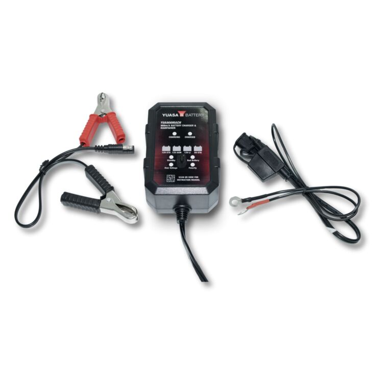 Yuasa 900 mAmp Automatic Battery Charger & Maintainer