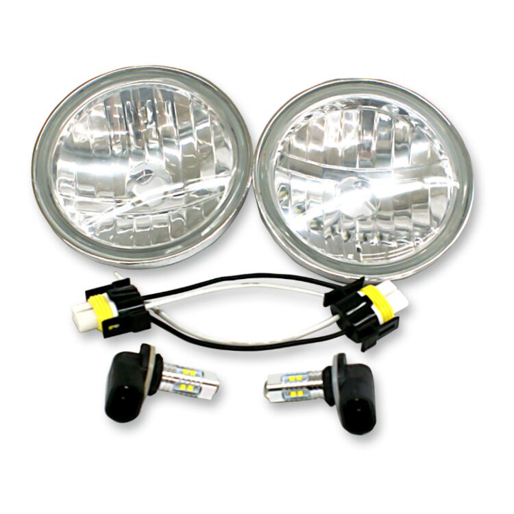 Rivco 4-1/2" LED Sealed Beam Conversion Kit For Harley Touring 1992-2005