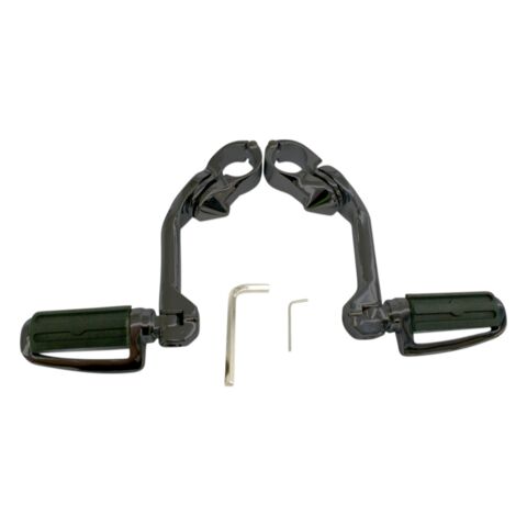 Rivco Highway Pegs with 1-1/4” Mount Set For Harley Touring 1995-2026