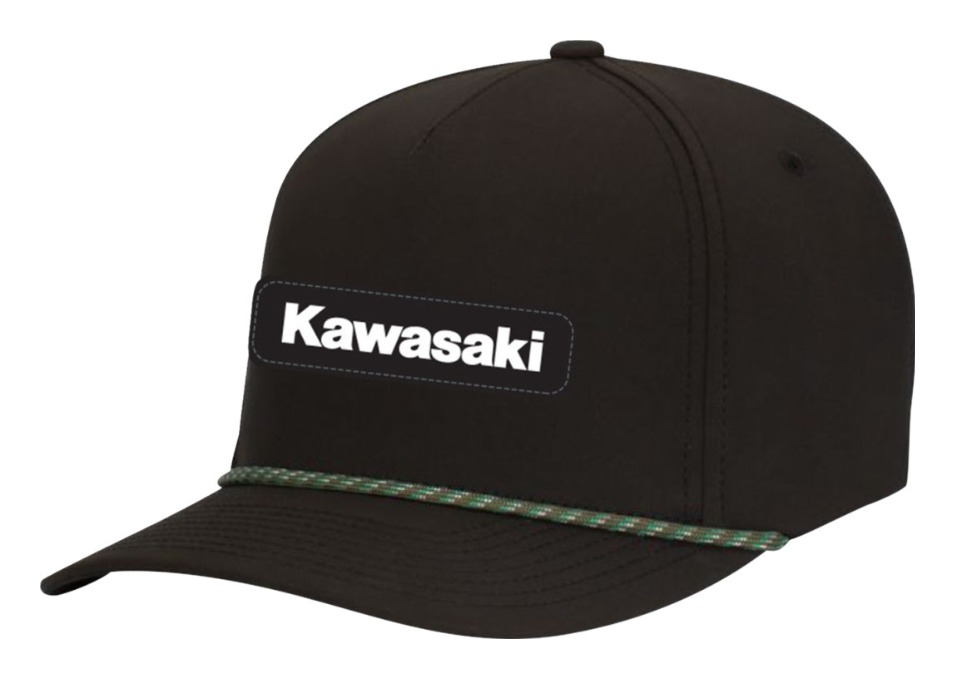 Factory Effex Kawasaki Explorer Braided Snapback Hat - RevZilla