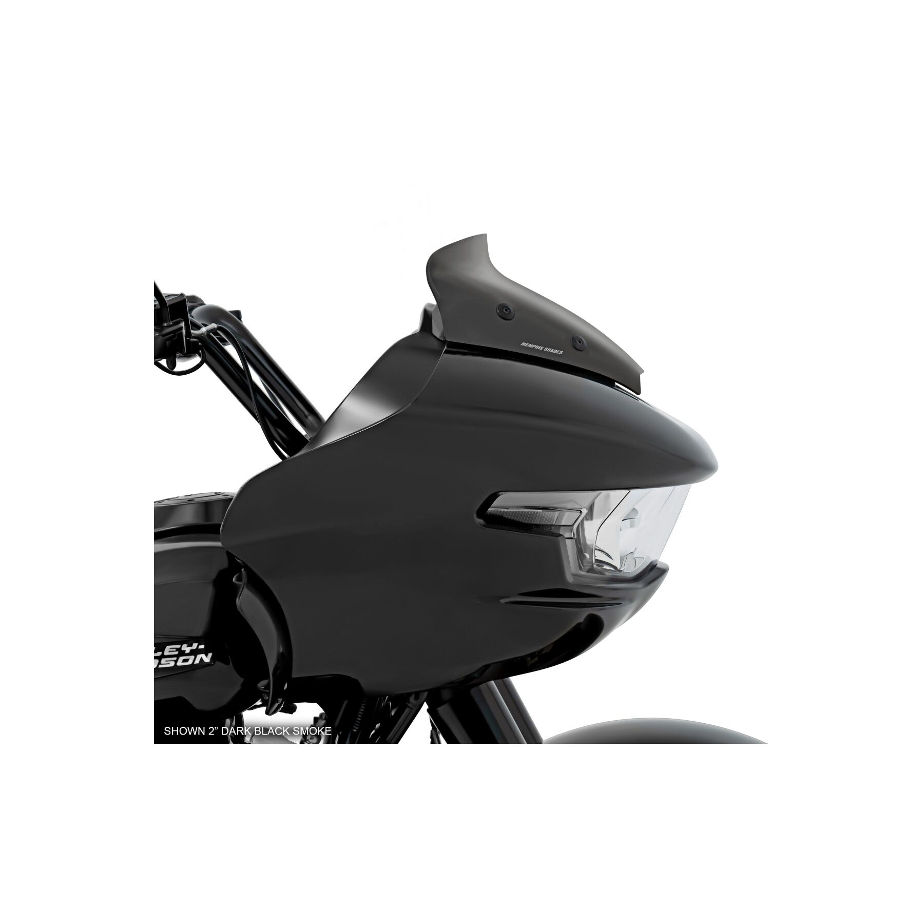 Memphis Shades Spoiler Windshield For Harley Road Glide 2024-2025