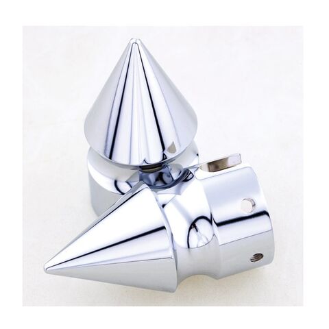 Milwaukee Twins Spike Front Axle Nut Covers For Harley 2008-2025 [Open Box]