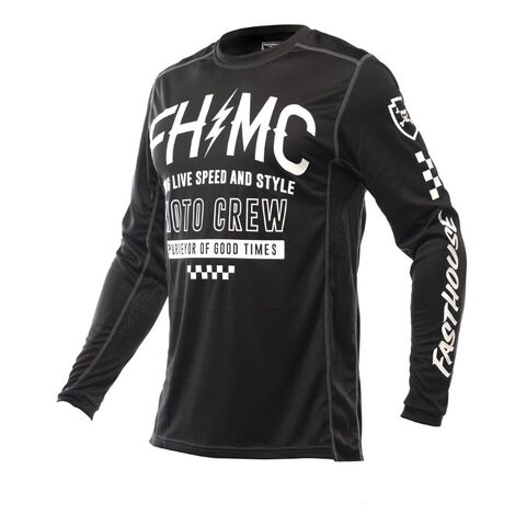 Fasthouse Youth Grindhouse Cypher Jersey (Youth SM and Youth MD) Black / Youth LG [Open Box]