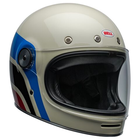 Bell Bullitt Speedway Helmet Vintage White/Red/Blue / LG [Open Box]