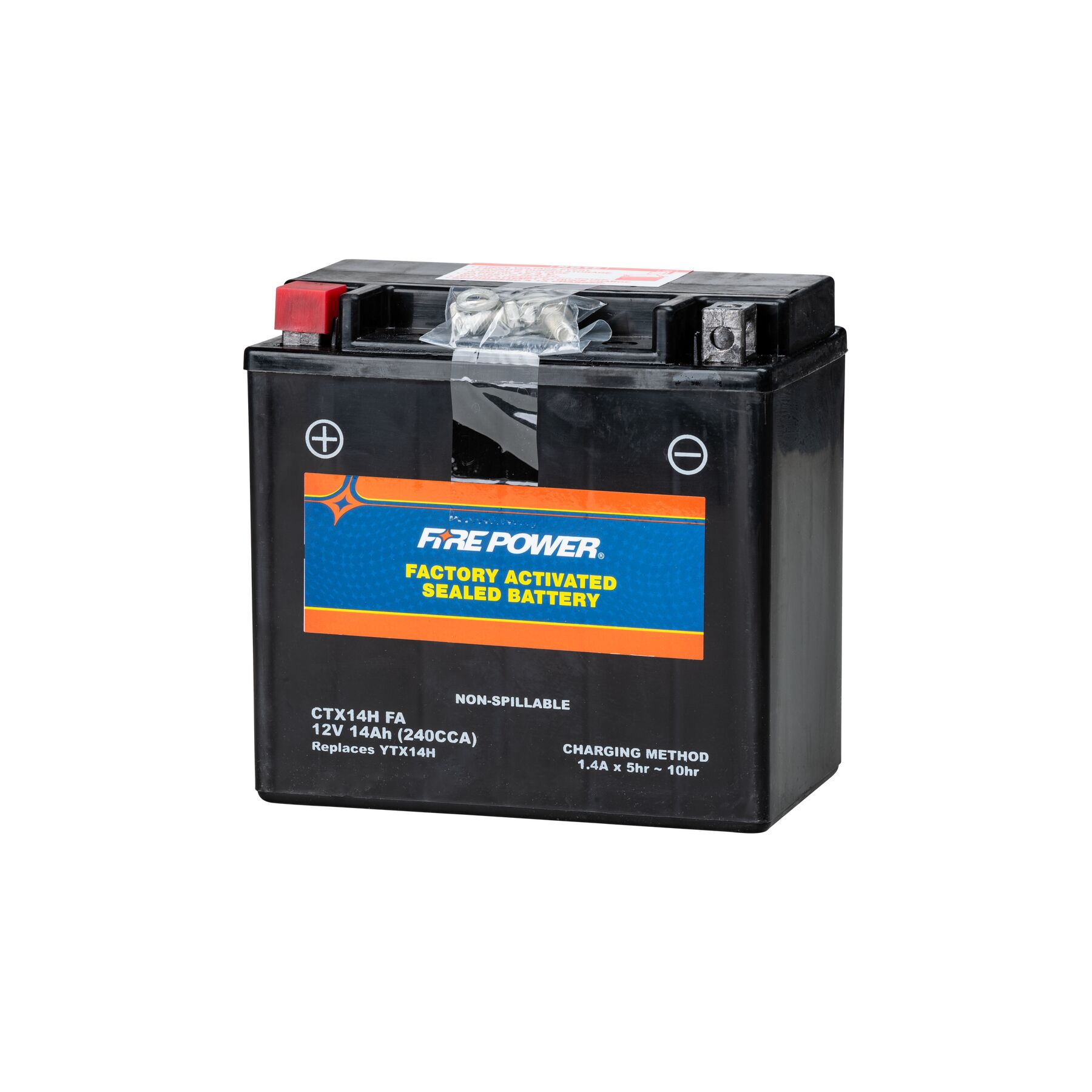 Fire Power Factory Activated AGM Battery CTX14H