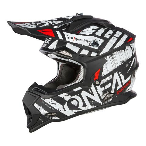 O'Neal 2 Series Glitch Helmet Black/White / LG [Open Box]