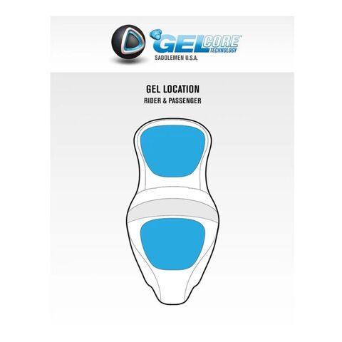 Saddlemen Roadsofa 2-Up Seat For Harley FLHX / FLTRX 2023-2026 Extended Reach / Heated / With Backres... [Open Box]