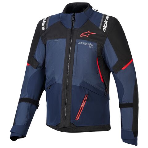 Alpinestars Andes V4 Drystar Jacket Indigo/Black/Red / LG [Blemished - Very Good]