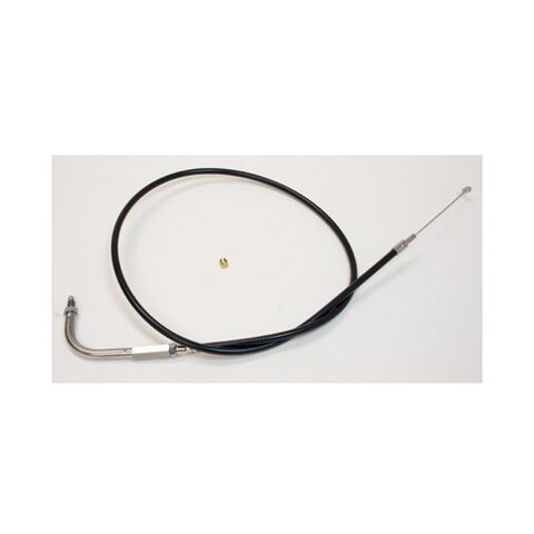 Milwaukee Twins Throttle Cable For Harley FL / FX / XL 1976-1980 32 1/2" (Stock Length) / Black Vinyl [Open Box]