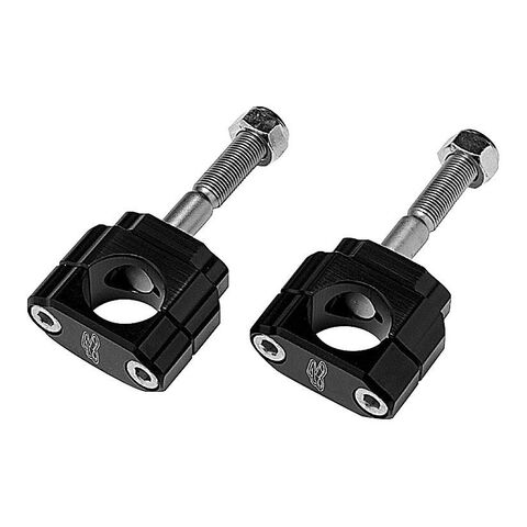 Renthal Bar Mounts 1-1/8" Honda / Kawaski / Suzuki / Yamaha Black / 5mm Offset [Open Box]