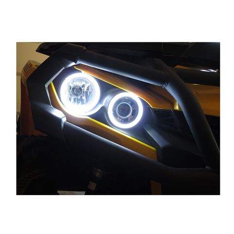 Snorkel Your ATV Angel Eyes LED Kit Can-Am Outlander 2012-2024 White [Previously Installed]