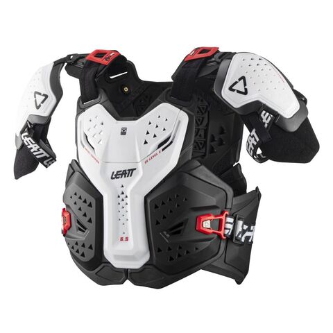 Leatt Moto 6.5 Pro Chest Protector White / LG/XL [Blemished - Very Good]