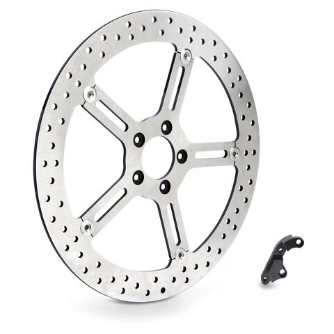 Arlen Ness 15" Left Front Big Brake Rotor Kit For Harley Softail 2018-2026 [Previously Installed]