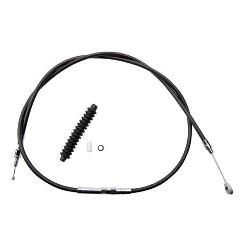 Drag Specialties Stock Length Clutch Cable For Harley Sportster 2004-2022 54-3/4" / Black [Previously Installed]