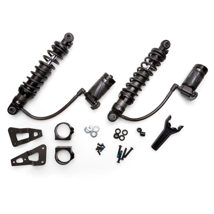 Fox Factory QS3-QSR Remote Reservoir Shocks For Harley Touring 1993-2026 Heavy Duty / 14" [Previously Installed]