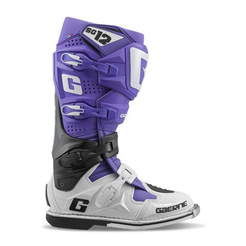 Gaerne SG-12 Limited Edition LE Boots Purple/Black/White / 9 [Open Box]