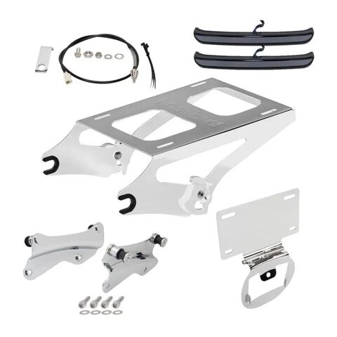 HogWorkz Detachable Tour Pack Conversion Kit For Harley Limited / Ultra Touring 2014-2026 Chrome [Previously Installed]