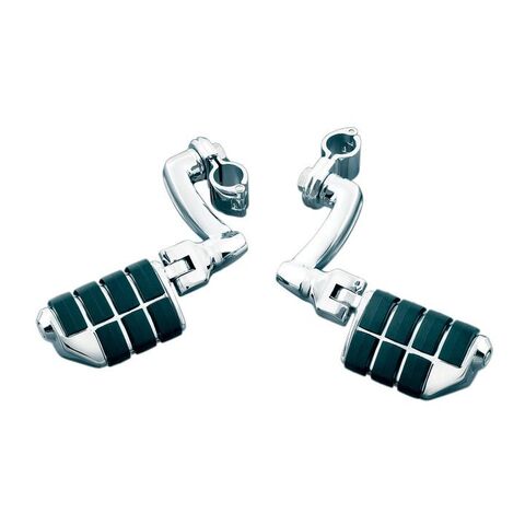 Kuryakyn Longhorn Offset ISO Dually Highway Pegs 1" Clamp / Chrome [Open Box]