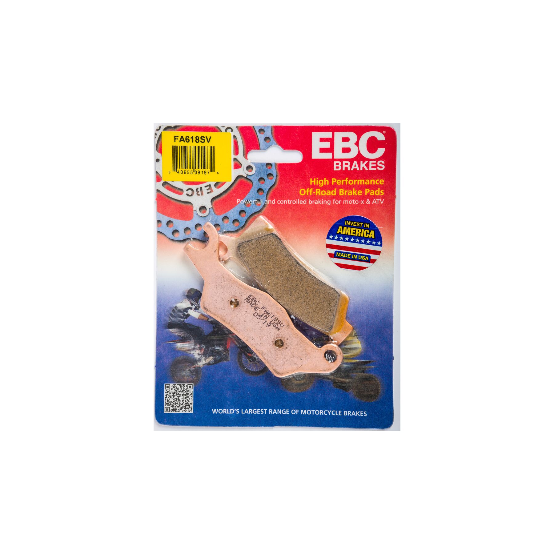EBC FA618SV SV Series Severe Duty Front Brake Pads