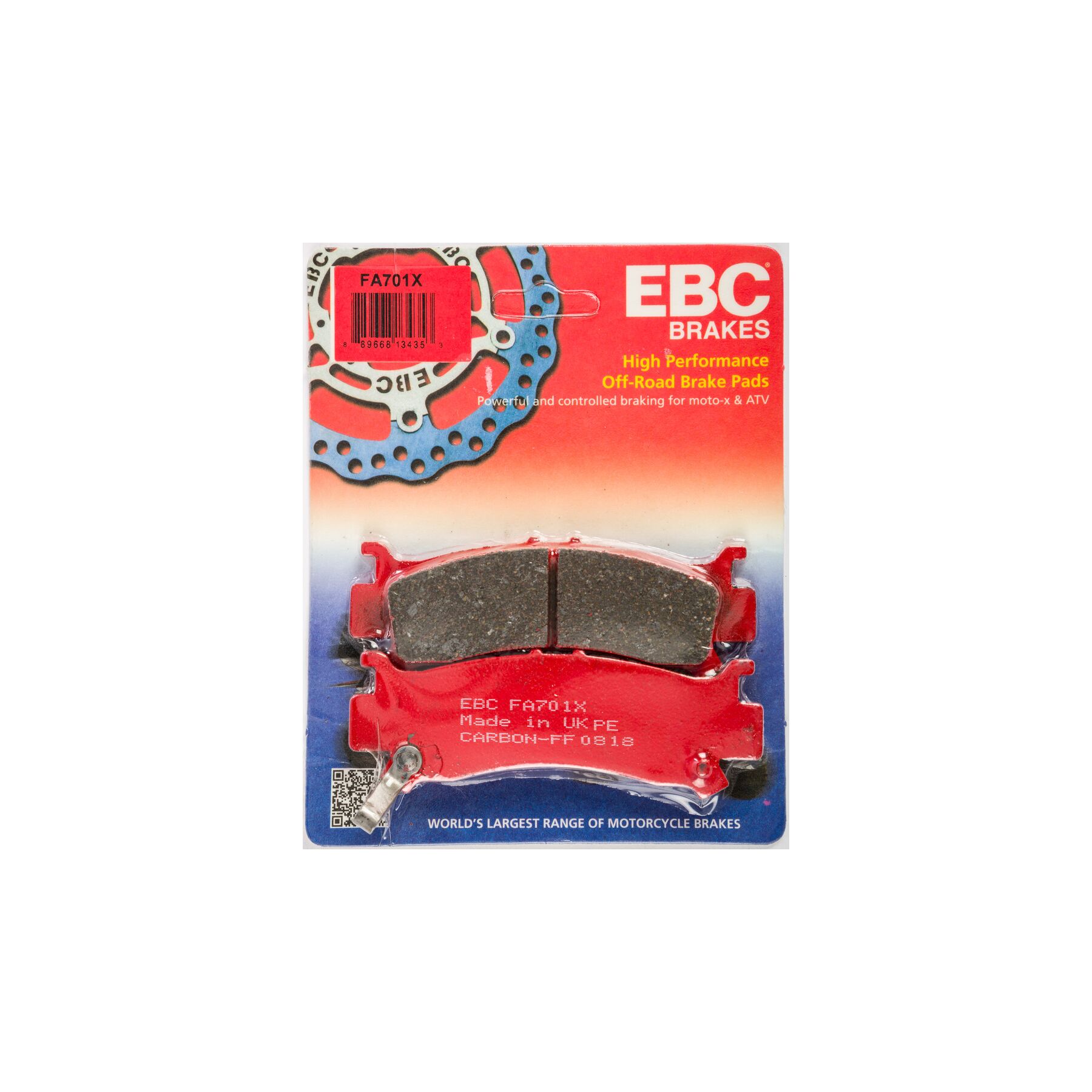 EBC FA701X Carbon X Front Left Brake Pads Honda Pioneer / Talon 2016-2