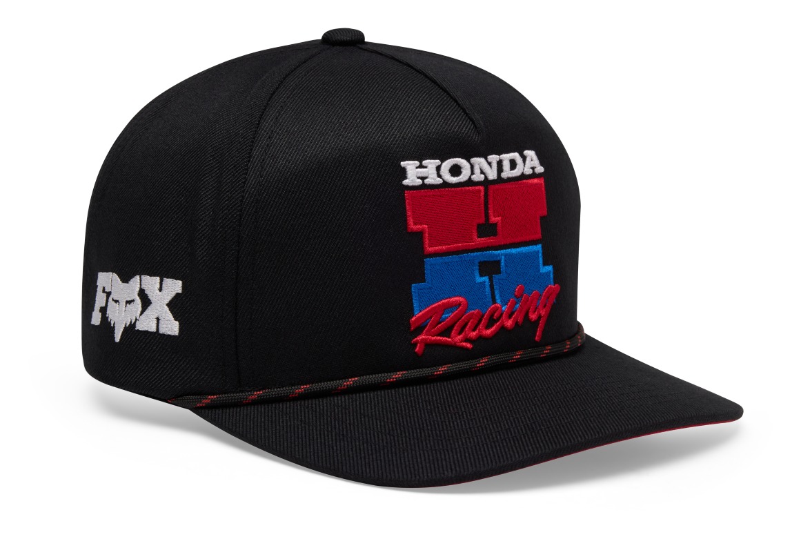 専用 CAP 52cm Fox Racing Honda Snapback Hat - RevZilla