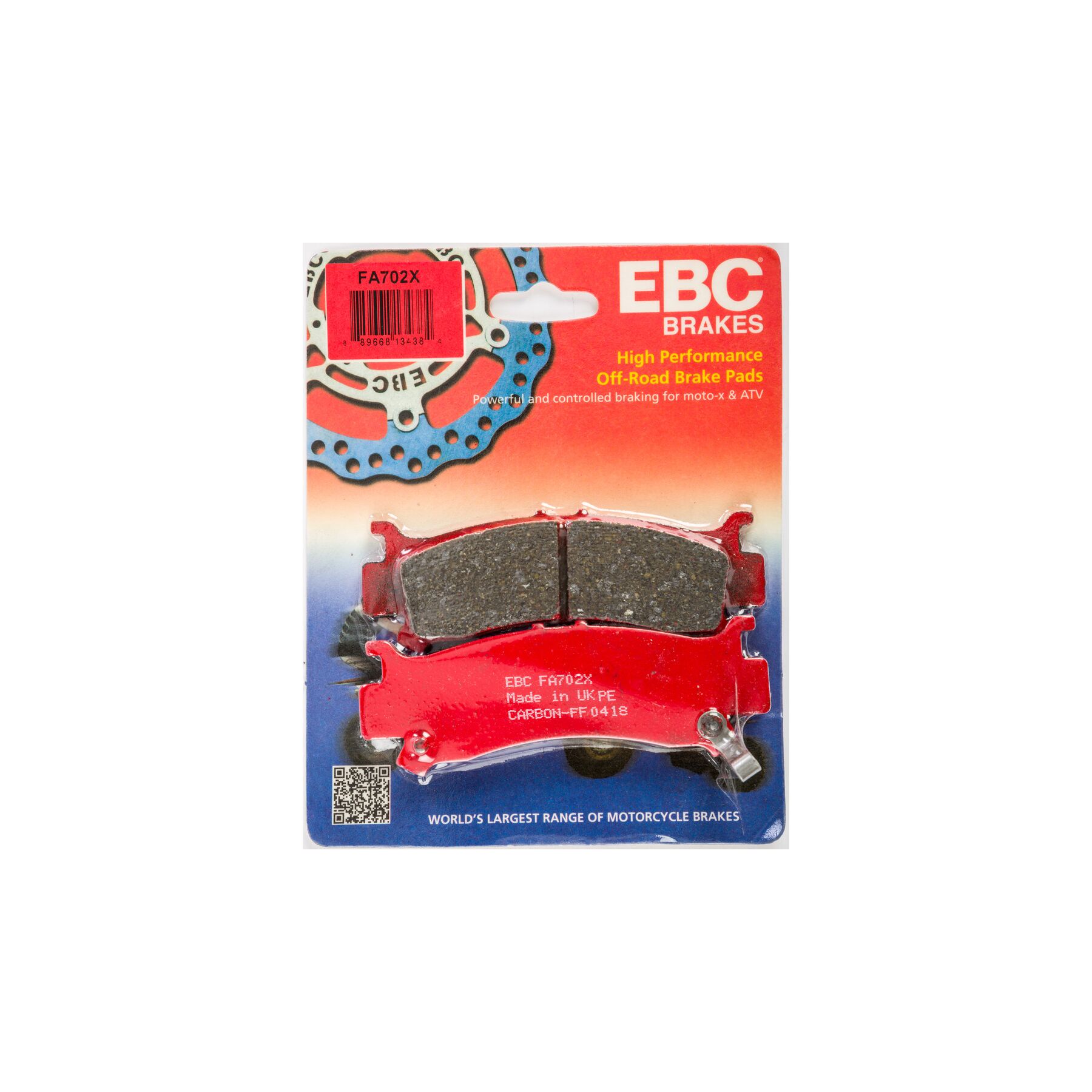 EBC FA702X Carbon X Front Right Brake Pads Honda Pioneer / Talon 2016-
