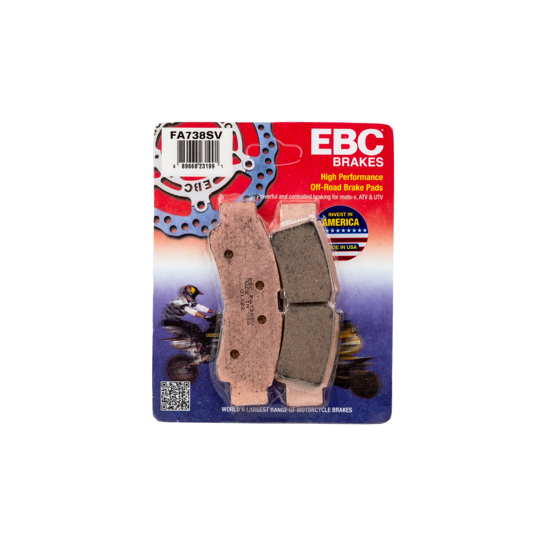 EBC FA738SV SV Series Severe Duty Front Brake Pads