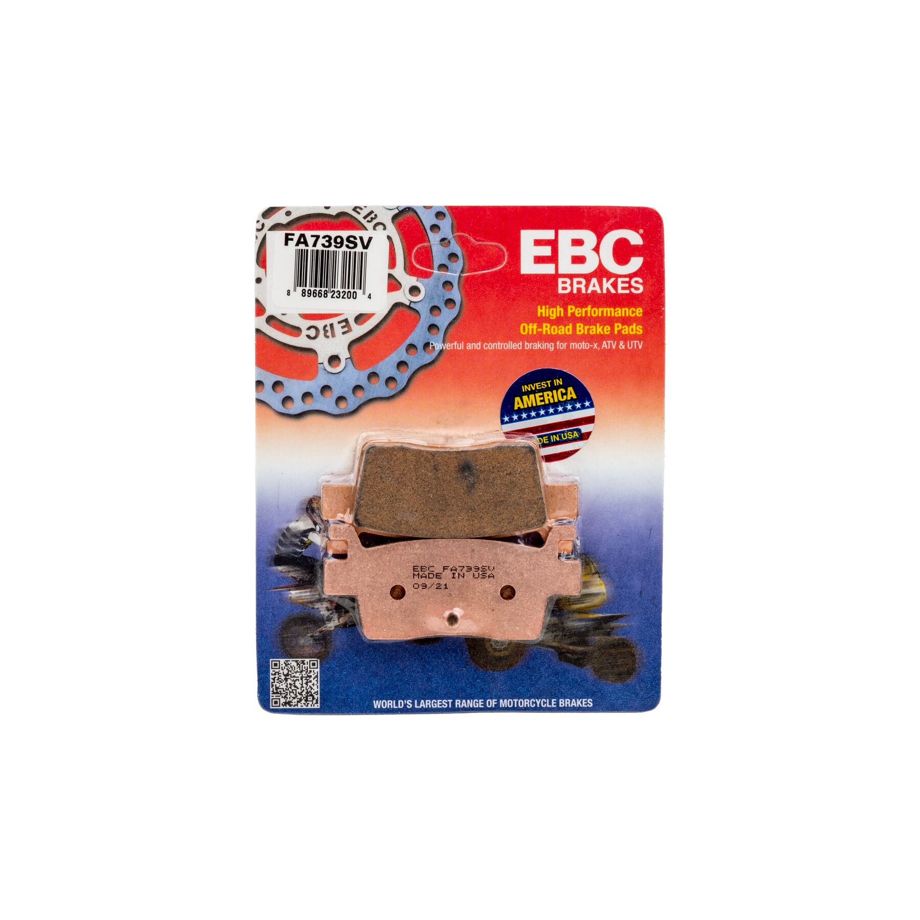 EBC FA739SV SV Series Severe Duty Rear Brake Pads