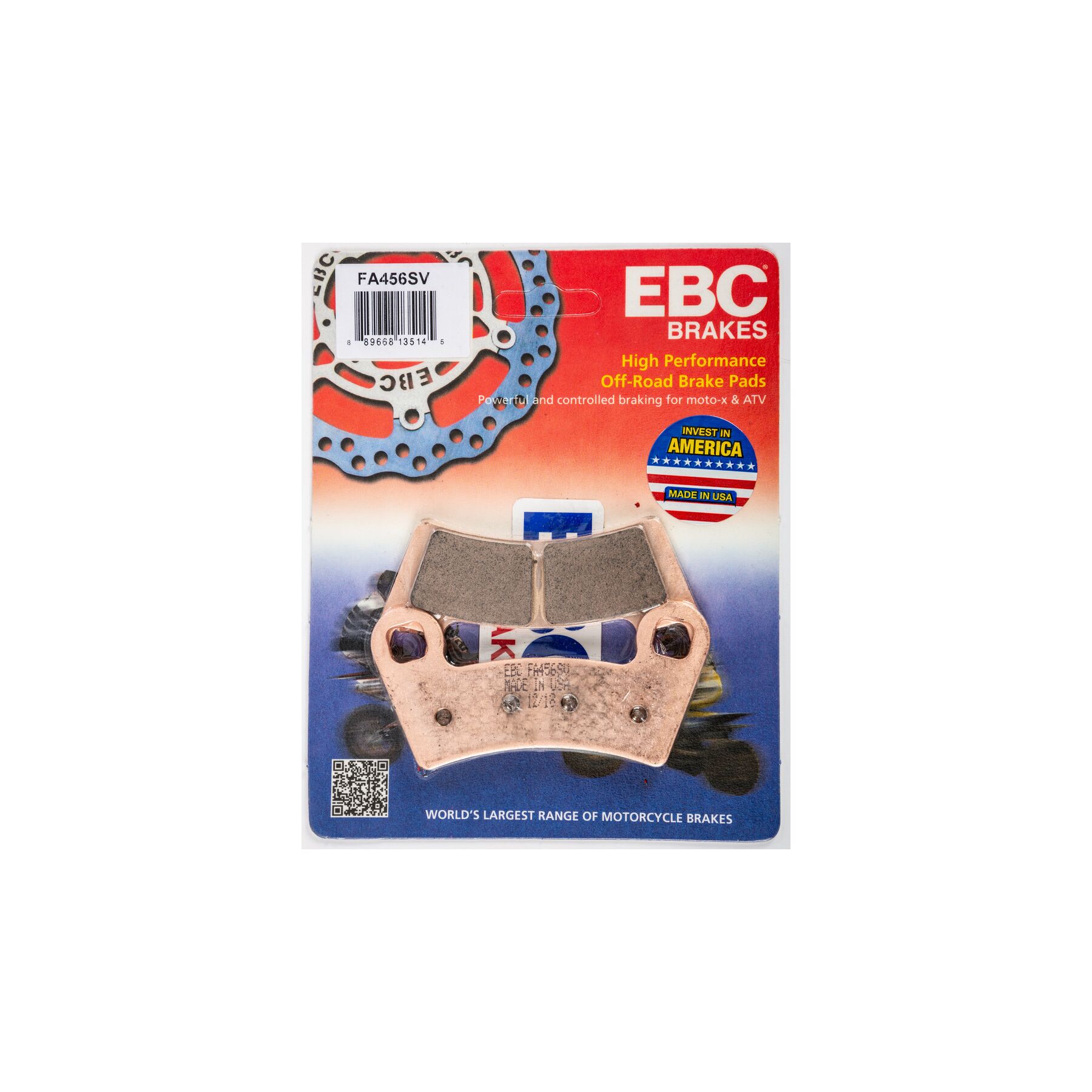 EBC FA456SV SV Series Severe Duty Brake Pads