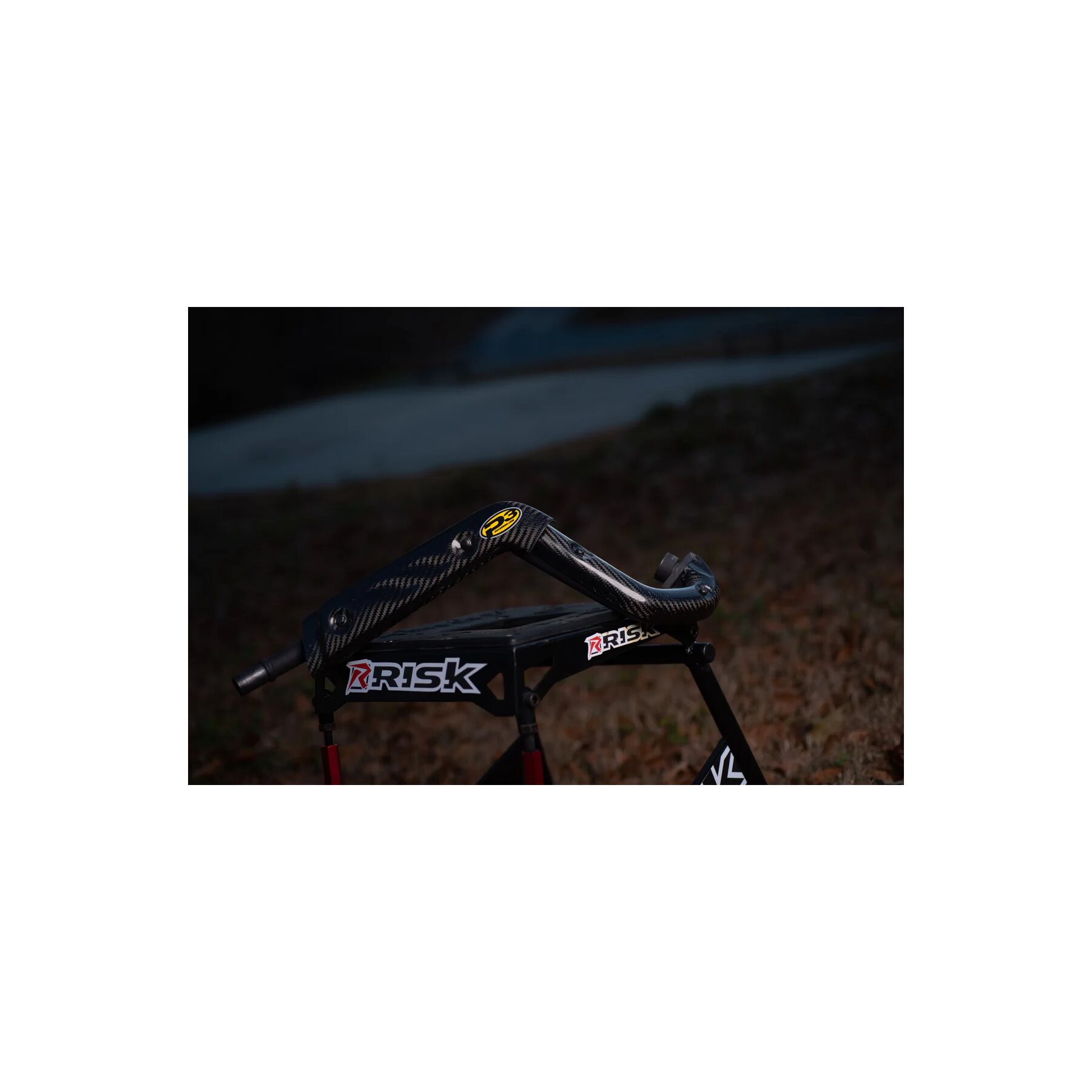 P3 Carbon Fiber MAXCoverage Pipe Guard Honda CRF110 2019-2026