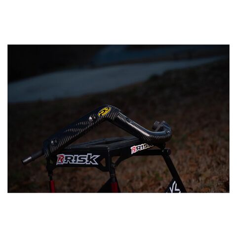 P3 Carbon Fiber MAXCoverage Pipe Guard Honda CRF110 2019-2026